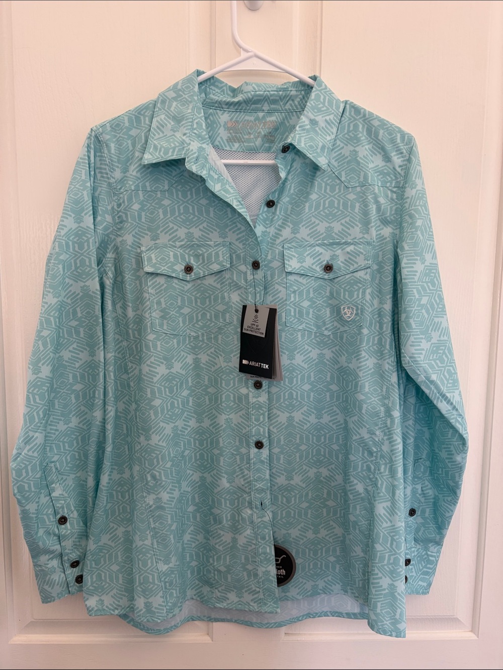 Ariat Men’s Aqua Printed Lightweight Shirt Jacket
